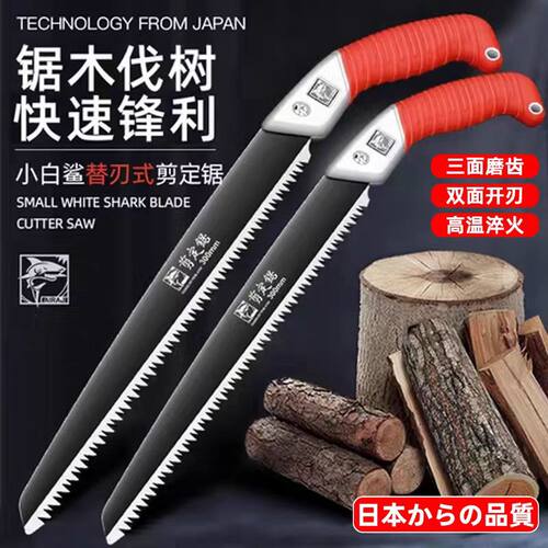 手锯特快锯树神器剧据木头伐木割树枝刀锯木工锯子家用小型手持锯 - 图3