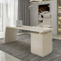 Italian Style Baking Varnish Medical Advice Desk Reception Talks Beauty Salon Desk Home Modern Minimalist Online Red Computer Desk