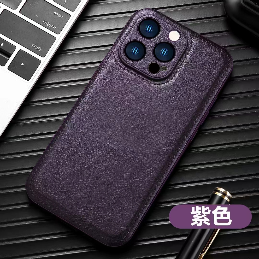 14plus高端皮革适用于苹果13promax手机壳皮iphone12pro时尚奢侈11高级感小众皮纹豪华苹果max/7/8十三新款15