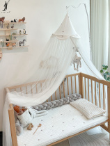 French IVLISA crib mosquito net full hood mosquito nets baby Four Seasons universal floor anti-mosquito hood Ins wind