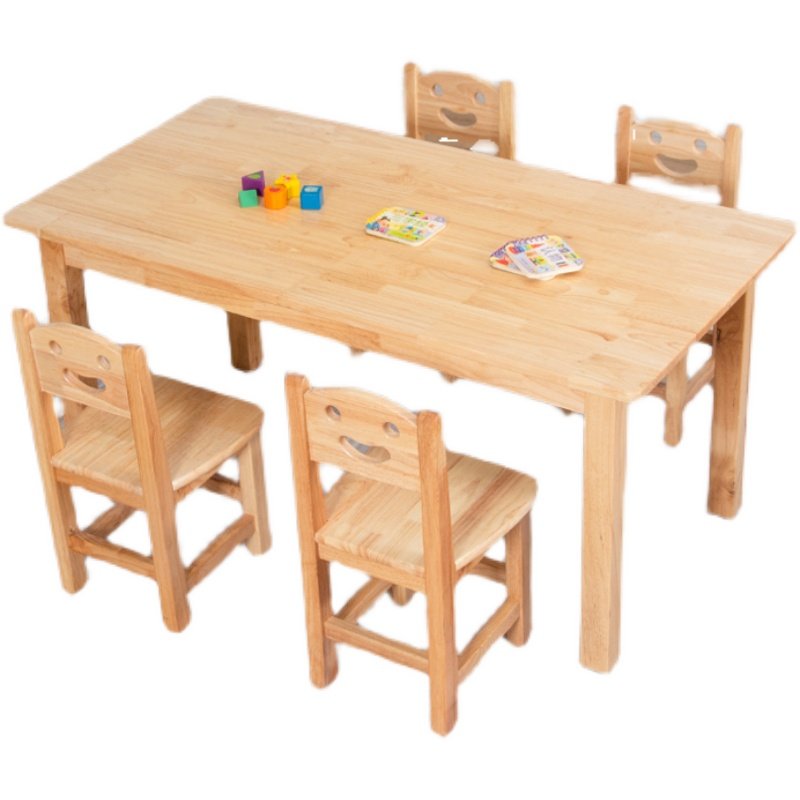 幼儿园桌子实木儿童阅读区小桌子宝宝玩具桌蒙氏教具早教课桌椅,淘宝优惠券,粉丝福利购,淘宝优惠卷