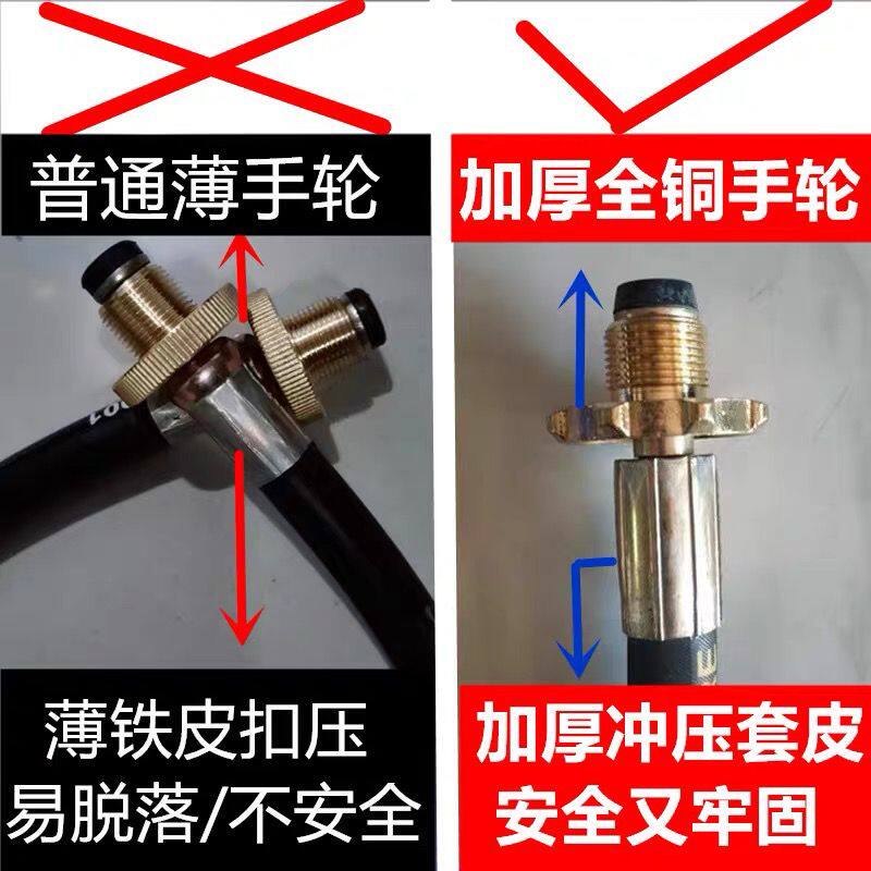 德国进口液化气高压导气管煤气罐过桥管充气导气管钢瓶充气枪高压