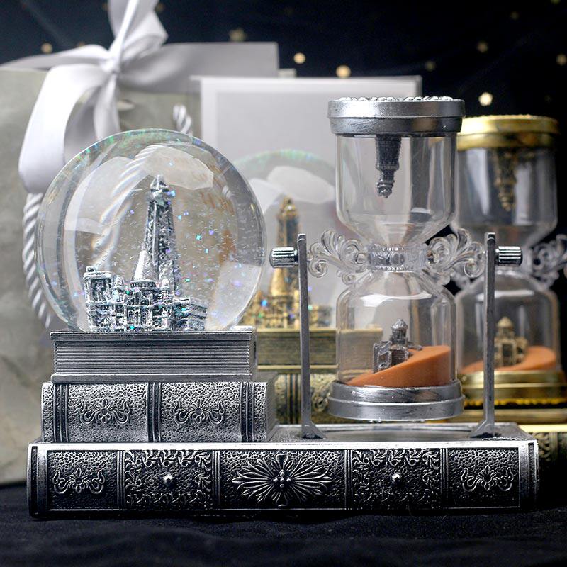 复古水晶球音乐盒沙漏计时器八音盒创意礼品女孩生日礼物女生玩具,淘宝优惠券,粉丝福利购,淘宝优惠卷