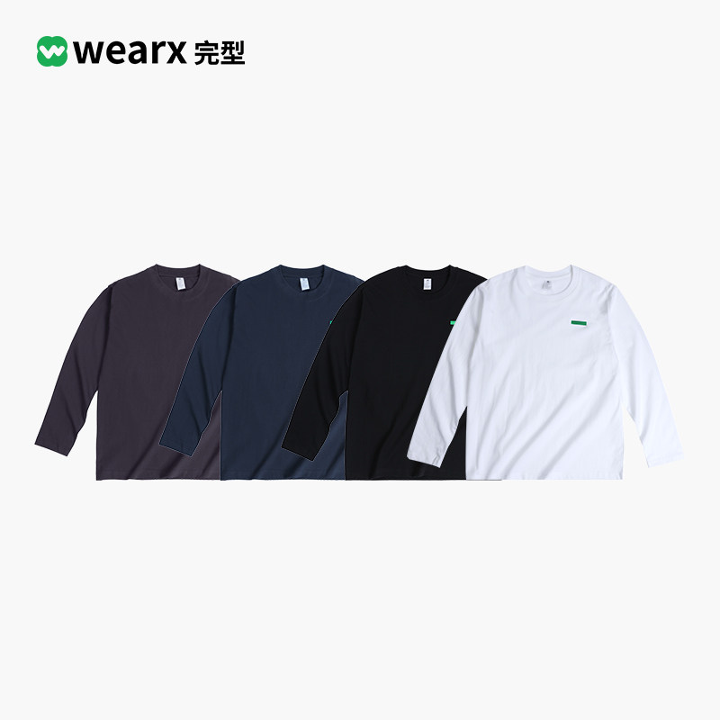 WEARX完型-云感长袖T恤男女户外透气oversize宽松休闲运动上衣 - 图3