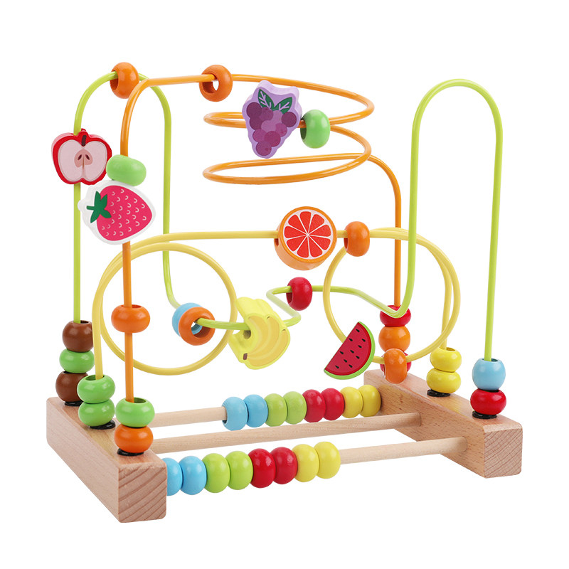 大号绕珠串珠儿童益智玩具1-3周岁宝宝百宝箱婴儿早教12个月木制,淘宝优惠券,粉丝福利购,淘宝优惠卷