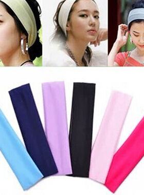 Solid Sports Headband Women Fashion Elastic Hair Bands Runni