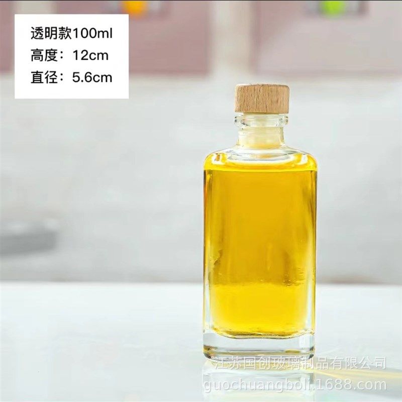 果酒瓶375ml木纹盖洋酒瓶500ml透明晶质料四方玻璃果酒瓶小酒瓶,淘宝优惠券,粉丝福利购,淘宝优惠卷