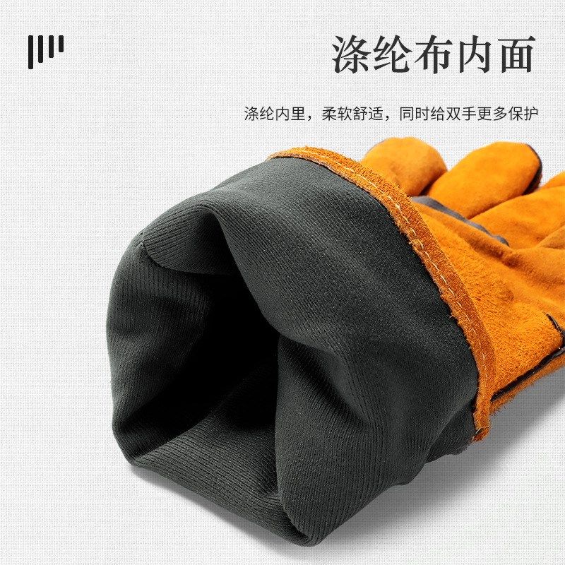 户外BBQ长款防烫手套牛皮耐高温隔热烤箱手套露营防护手套烧烤用,淘宝优惠券,粉丝福利购,淘宝优惠卷