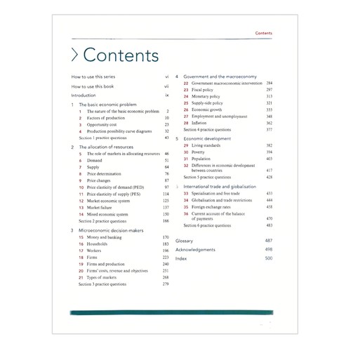 剑桥IGCSE和O级经济学学生用书IGCSE and O Level Economics Coursebook/Workbook  with Digital Access (2 Years) - 图0