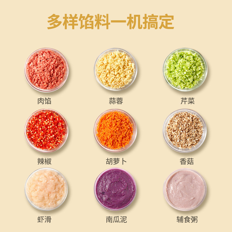 新飞绞肉机家用电动小型打肉馅碎菜 新飞中创一品绞肉/碎肉/绞菜机
