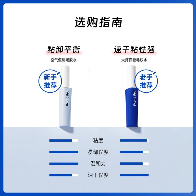 【主播专享】植研加plantpro大师睫毛上妆液假睫毛胶水2支装 - 图1