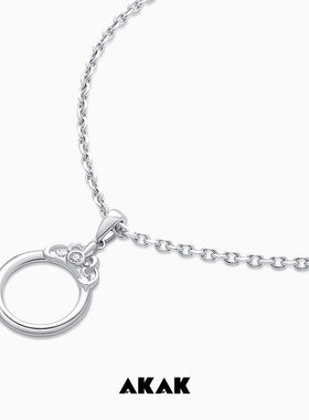 AKAK男女同款毛衣链吊坠