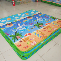 Pattern crawling cushion Single-sided Living room Climbing Cushion Bedroom Home Mat Thickened 4cm Baby baby ground mat anti-urine