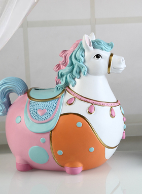 生肖马树脂大容量存钱罐