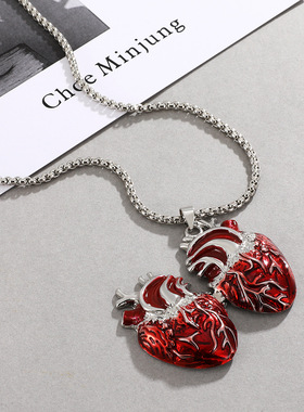 欧美心项链retrofashion