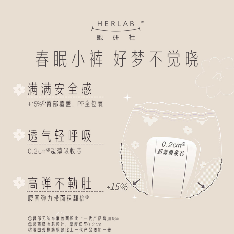 【顺手买一件】herlab她研社3卫生巾 Herlab她研社卫生巾