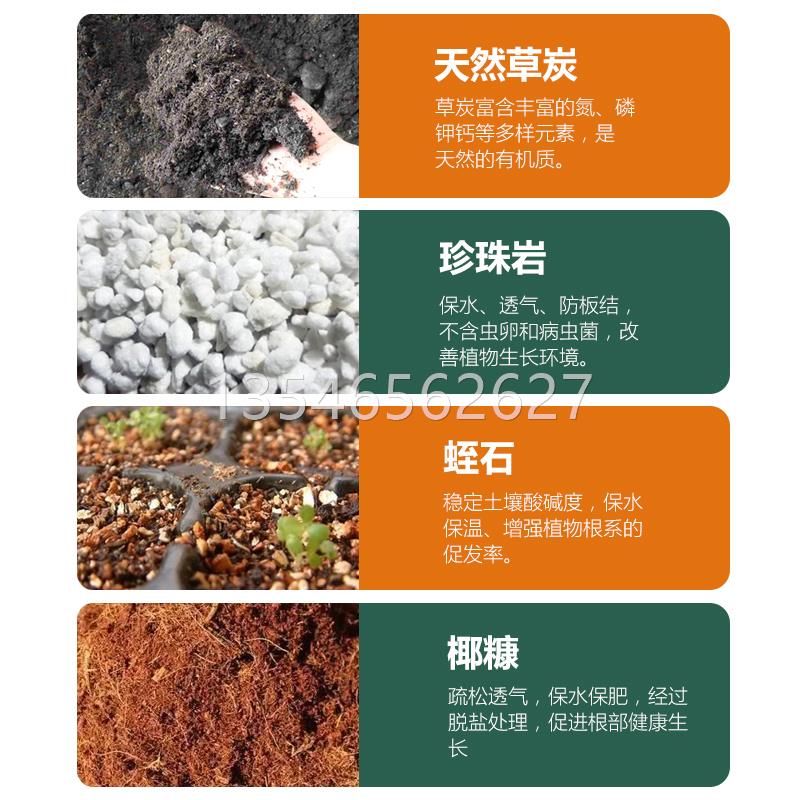 营养土通用型40斤养花绿植种植家用土园艺土壤有机种菜专用土肥料 - 图1