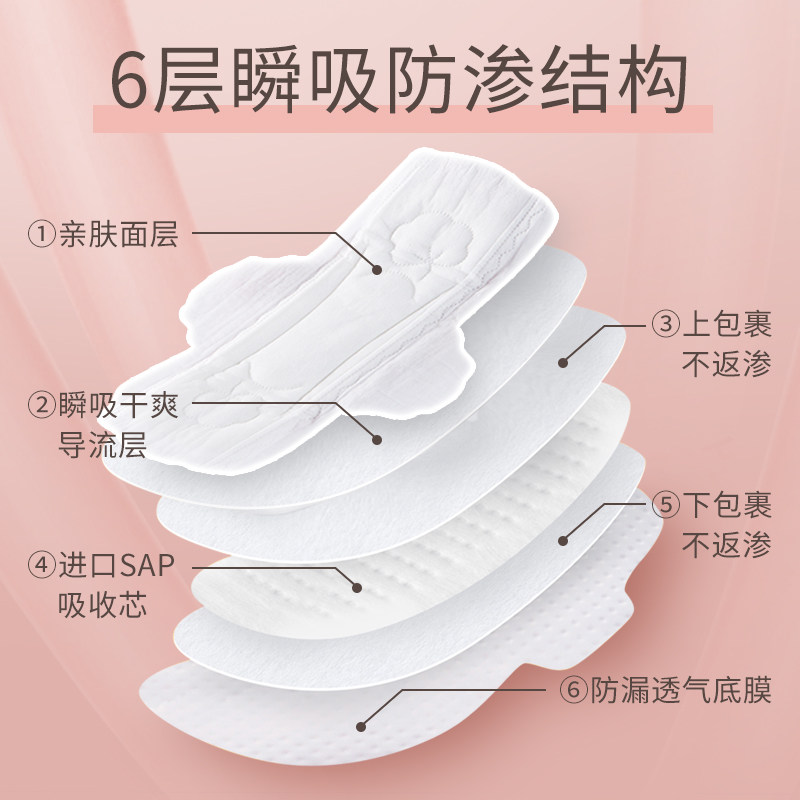 姗妮卫生巾女正品日夜用组合装护垫 shanney姗妮卫生巾