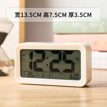 2021 new electronics get up and alarm clock students use a god instrumental headboard child smart guys high and small clock charging