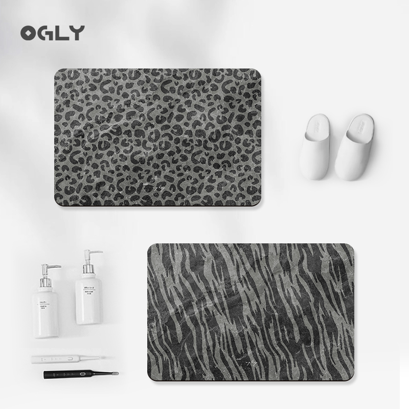 OGLY浴室地垫加厚防滑垫速干卫生间厕所门口吸水垫子地毯速干脚垫