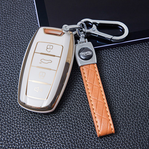 适用长城哈佛H6coupe/H2S哈弗H4/H7/H9大狗M6扣F5/F7车钥匙套包壳 - 图1