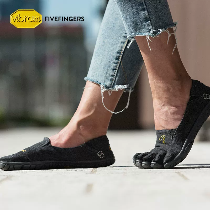 Vibram five-toed shoes for women, five-toed shoes for flat feet, slip-on slip-ons, fashionable lightweight sports and casual shoes for women