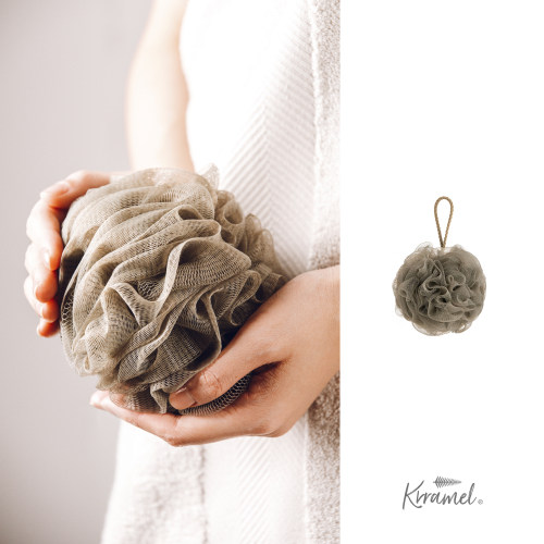 KRRAMEL2026新款起泡沐浴球花洗澡球浴花球不散超柔软女士起泡球 - 图2