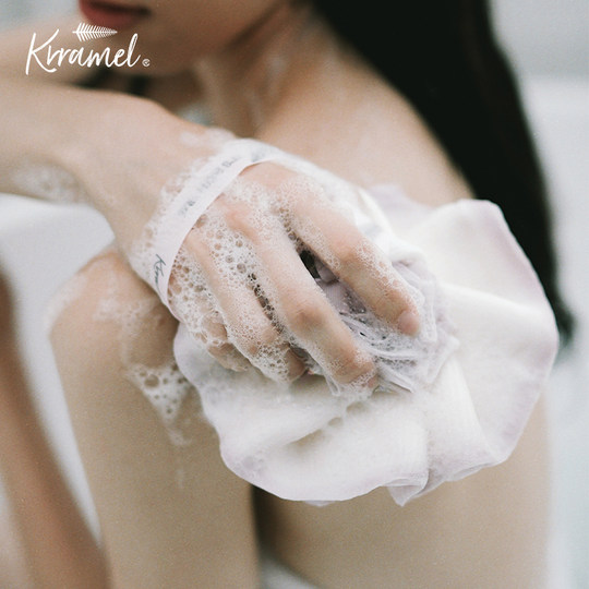 KRRAMEL rose bath ball non-scattering flower ball