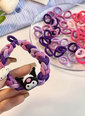 儿童可爱手工diy皮筋小女孩