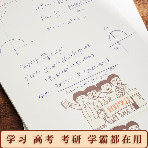 100g加厚草稿本稿纸高档白纸草稿本空白办公打草演草纸可撕小学生出高中生大学生考试考研备考专用高颜值文具 - 图2
