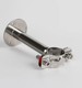 Stainless steel polished water pipe clamp pipe snap clamp