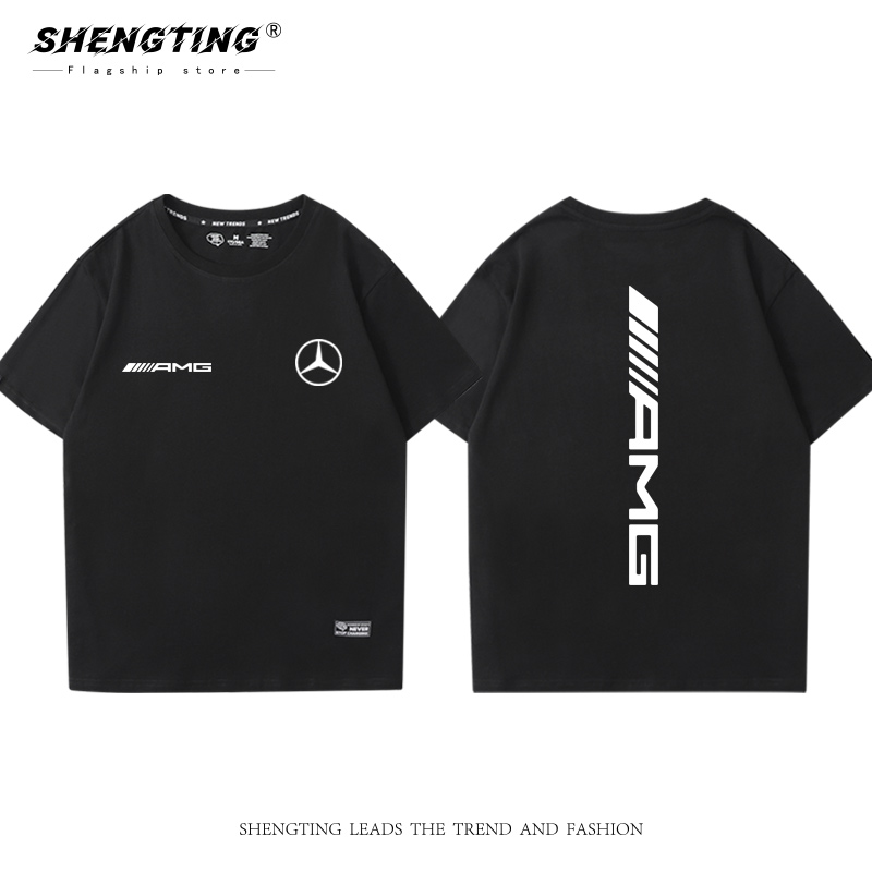 奔驰4s店可定制logo团队工作t恤 胜霆服饰T恤