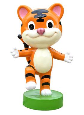 玻璃钢卡通动物雕塑十二生肖摆件户外庭院商场售处部园林景观装饰