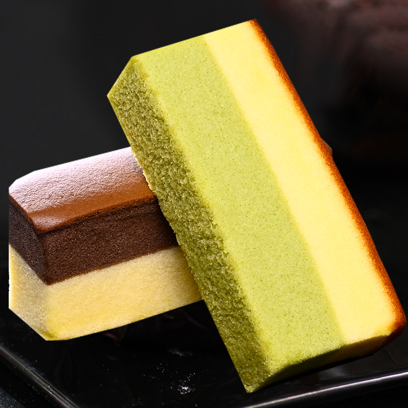 果乐町蜂蜜抹茶长崎纯蛋糕12个