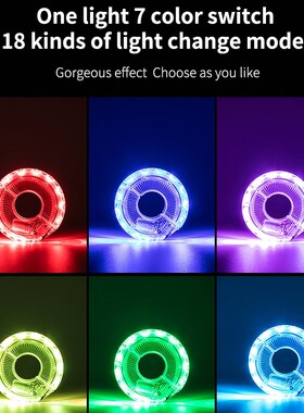 Smart LED Bicycle Wheel Light Bike Front Tail Hub Spoke One