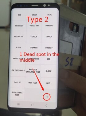Dead spot S8 LCD For Samsung Galaxy S8 G950 G950FD Display T