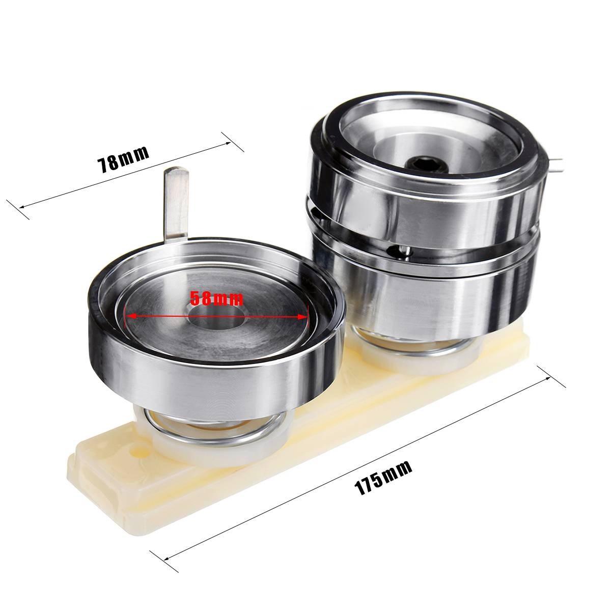 58mm Badge and Button Maker Punch Press Machine Round Die Mo - 图2