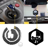 Для Toyota Prius XW30 ZVW30 ZVW35 2009 Carbon Fiber GE