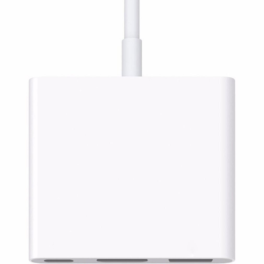 USB-C Digital AV Multiport Adapter with USB Port White Durab - 图0