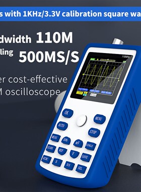 FNIRSI-1C15 2.4 Inch Screen Digital Oscilloscope 500MS/S Sam