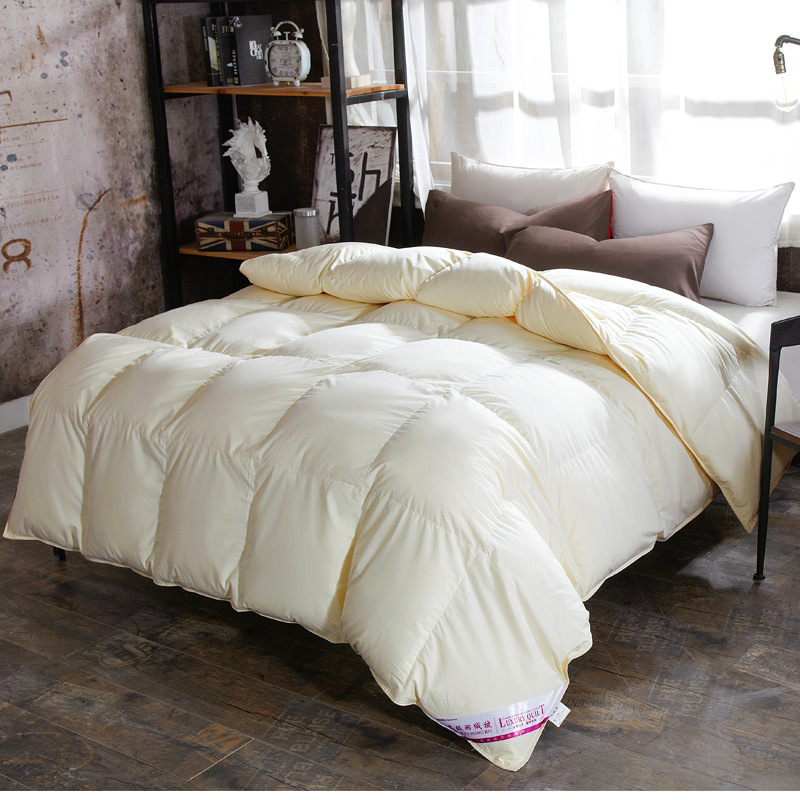 goose down duvet warm thicken winter quilt blanket comforter - 图1
