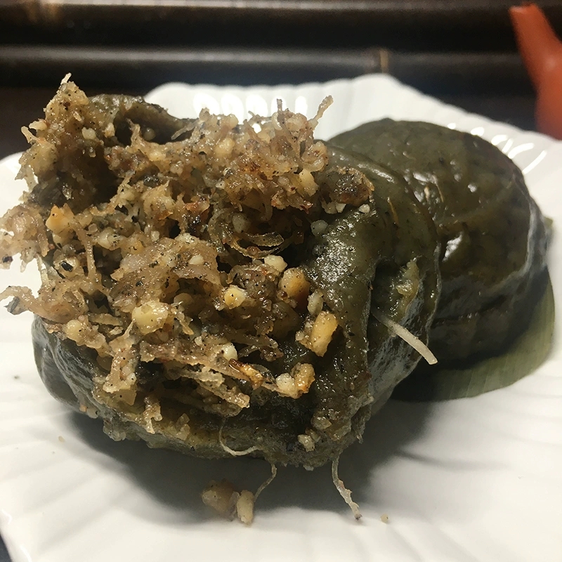 阿婆田艾籺传统手工糯米芝麻椰丝青团艾糍艾草饼广式早茶点心商用 - 图1