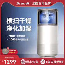 French Brandt no fog humidifiers Home mute pregnant woman Mother baby bedroom Air de-bacteria purification all-in-one