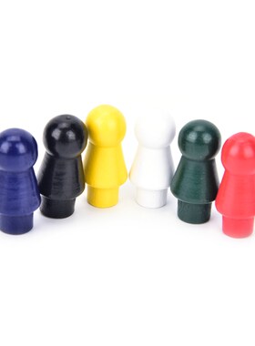 60Pcs/set Chinese checkers 6 Color 10 pcs/Color of wooden c