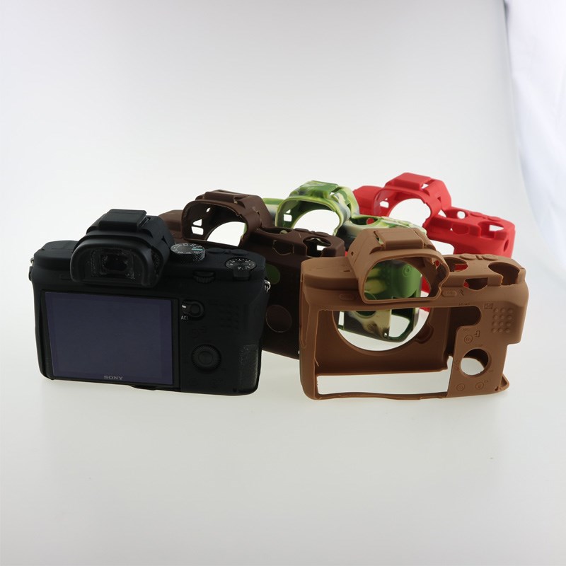 New Soft Silicone Camera case  for Sony A7R II A7 II A7R Ma - 图0