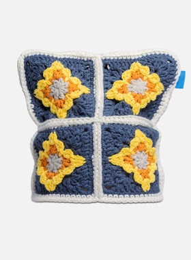 贾斯汀比伯同款Arkyve Garden Medallion Crochet Cat 针织帽HBX