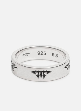 MIDNIGHTFACTORY Monogram Band Ring 戒指HBX