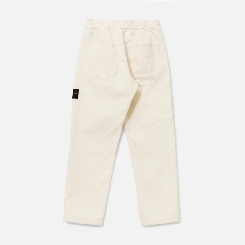 Stone Island/石头岛 Natural Cotton Gabardine Raw 长裤男HBX - 图0
