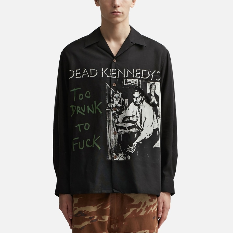 Wacko Maria Dead Kennedys Hawaiian Shirt (Type-1) 恤衫男HBX - 图1