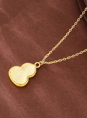 法国capinkofin年新款碎碎冰葫芦项链双面精致送礼物轻奢锁骨